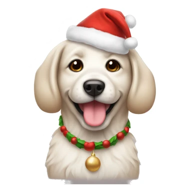 Cute Christmas dogs sticker