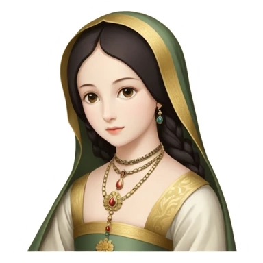 Нарисуй красивую девушку с вторым размером груди  sticker