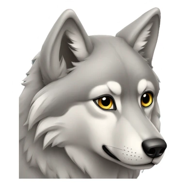 Loup amoureux  sticker