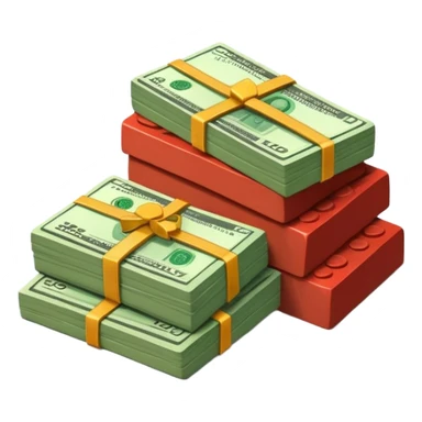 Bricks and stack bills  sticker