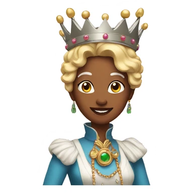 Crazy queen sticker