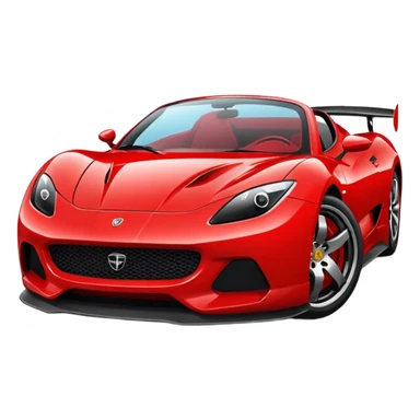 Sport car frontline cartoon sticker