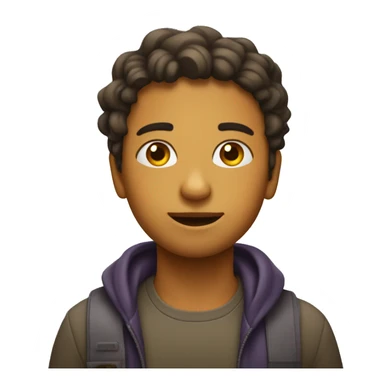 una carita exitada sticker