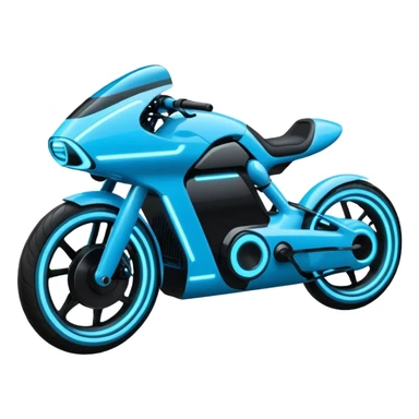Tron Lightcycle bike sticker