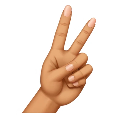 middle finger by side sticker