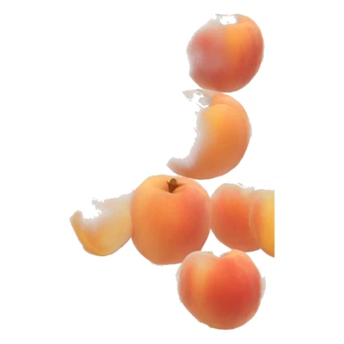 giant peach sticker