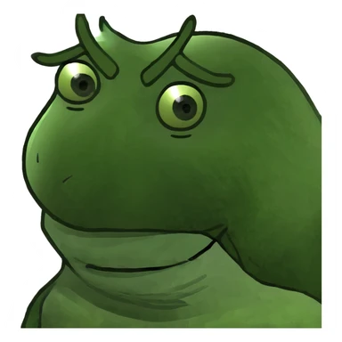 Man with icream fallen on the ground sticker