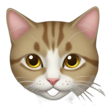 gato con una lechuga sticker