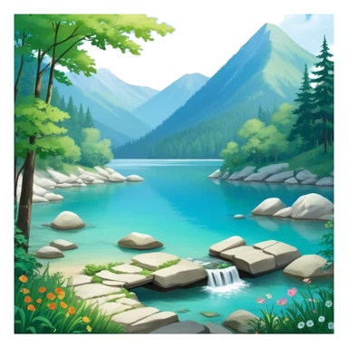 Бантики из ленточек разных цветов sticker