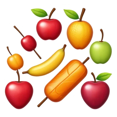 Candy-Coated Fruits sticker