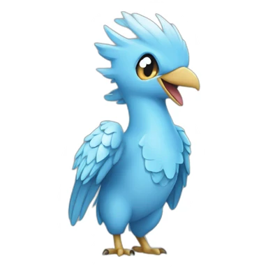 crazy funny Articuno pokemon ice baby's sticker