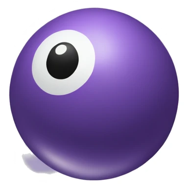 pastel purple eight ball sticker
