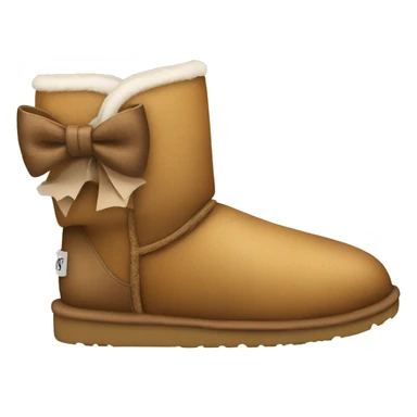 Uggs whit bows sticker