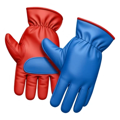 One Hand glove in blue (#00A3E0) and red (#F9423A)  sticker