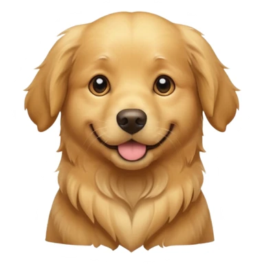 Adorable golden retriever  sticker