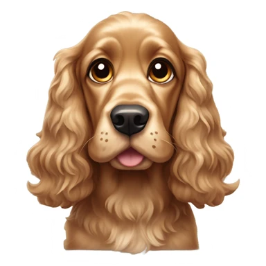 Cocker spaniel dog sticker