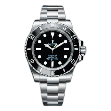 silver black rolex submariner sticker