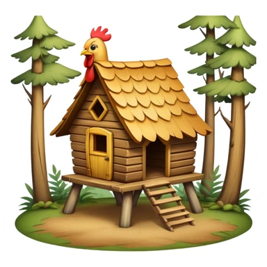 Hut on Chicken Legs sticker