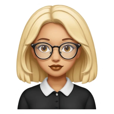 doja cat wear glasses sticker