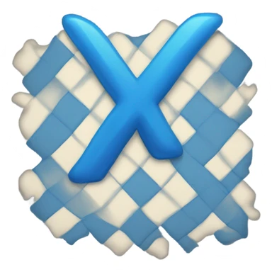  Small blue blue check emoji  sticker