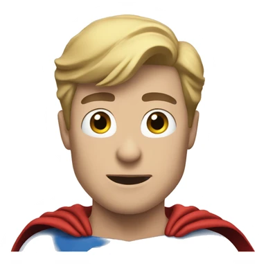 Superman flies sticker