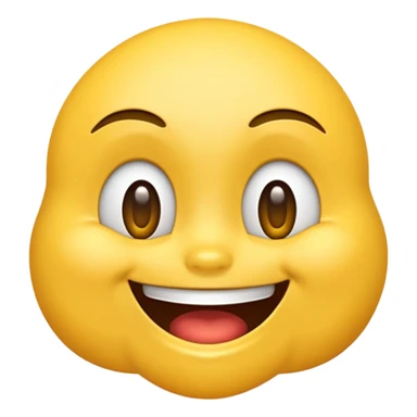 emoji with mischievous grin sticker