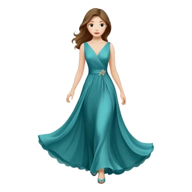 fancy woman walking sticker