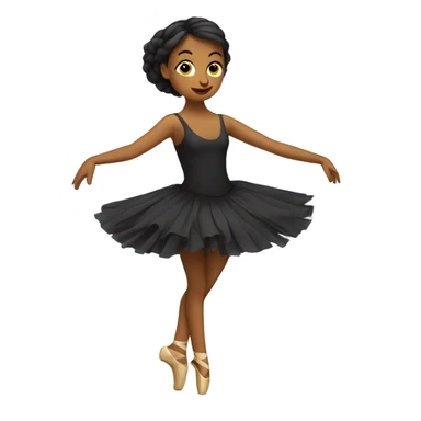 Chica bailando ballet sticker