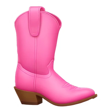 pink cowgirl boots sticker