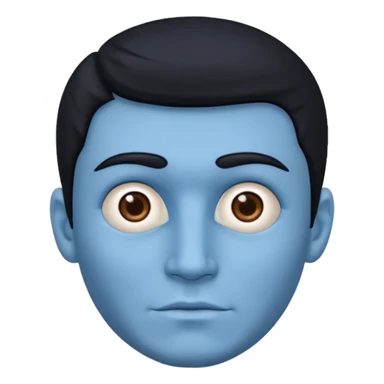 اینوجی یک تیو آبی زنگ بدع sticker