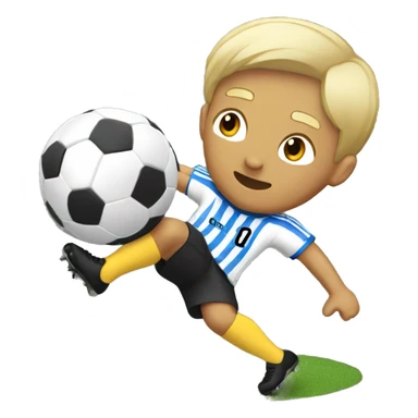 sliding tackle soccer sticker