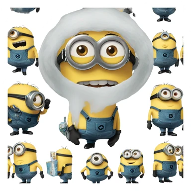 Minion of despicable me sticker