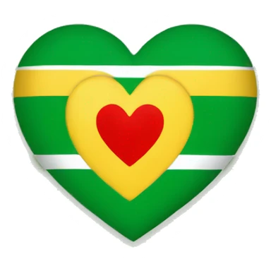 euskadi flag with a heart in the middle  sticker