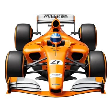 mclaren formula 1 car sticker