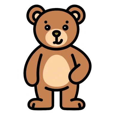 Ralph Lauren Polo Bear teddy bear mascot sticker