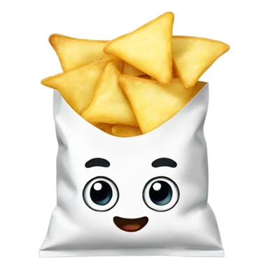 salt and vinegar chips in a bag sticker