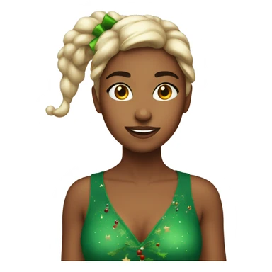 Christmas girl  sticker