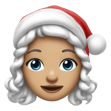 santa claus girly  sticker