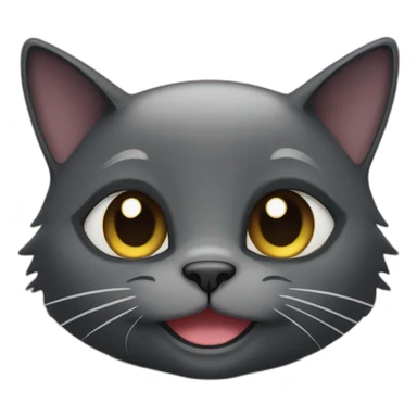 Black Cat who winks sticker