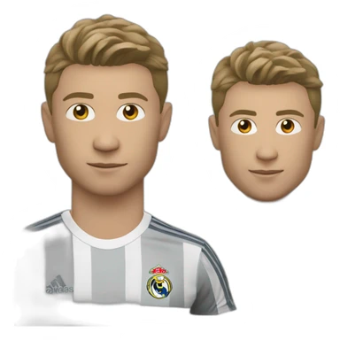 Halland qui sert la main de Ronaldo sticker