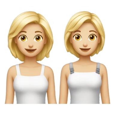 1 mère 2 filles blondes sticker