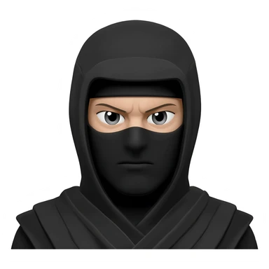 Ninja branco sticker
