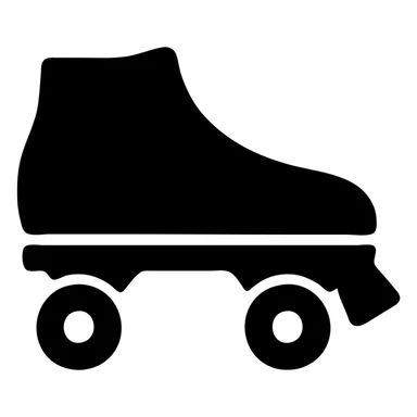 roller skates with a low top sticker