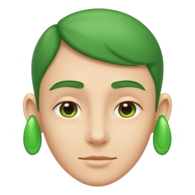 green ear sticker