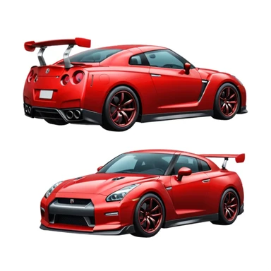 Red Gtr  sticker