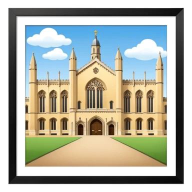 Cambridge university sticker