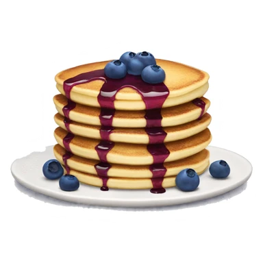 Blueberry pancakes sticker
