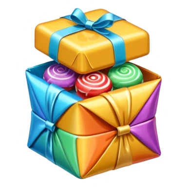 one candy in a wrapper sticker