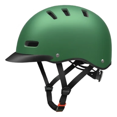 green bike helmet sticker