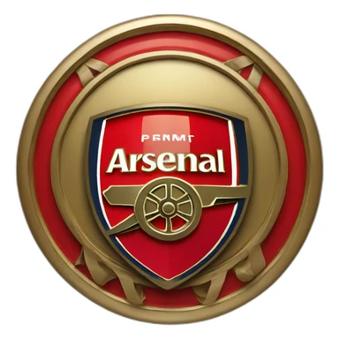 Arsenal canon badge sticker